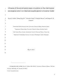 Influence of the extratropical ocean circulation on the intertropical