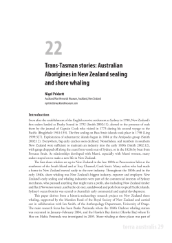 Australian Aborigines in New Zealand sealing - ANU Press