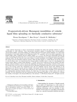 Evaporatively-driven Marangoni instabilities of volatile liquid films