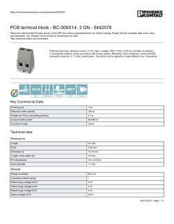 PCB terminal block - BC-508X14- 3 GN - 5442578