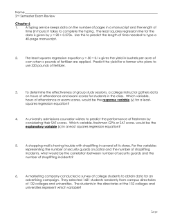 Langan Name 2nd Semester Exam Review Chap