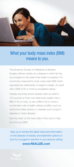 BMI Card - Elite Surgical Center
