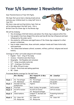 Dear Parents/Carers of Year 5/6 Pupils, We hope that you`ve had a