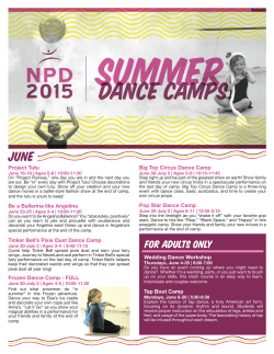 dance camps - Northern Plains Dance