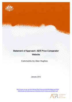Comments by Alan Hughes