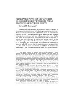 Considering Group Interests While Protecting