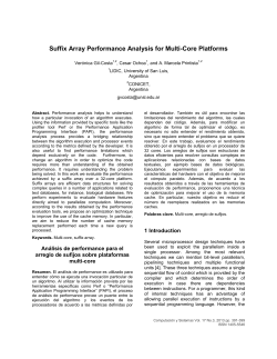 Suffix Array Performance Analysis for Multi