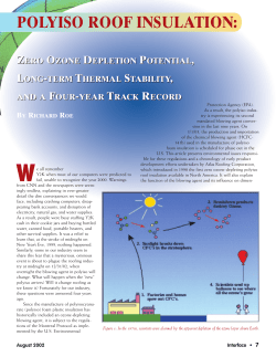 Polyiso Roof Insulation: Zero Ozone Depletion Potential, Long