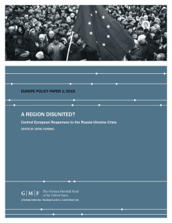 A Region Disunited? Central European Responses to the Russia