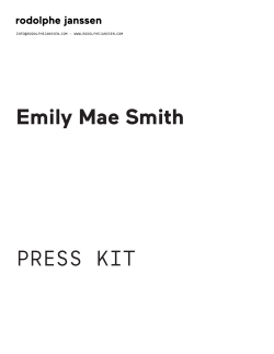 Emily Mae Smith PRESS KIT