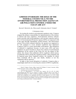 Limited Oversight - Duke Law Scholarship Repository