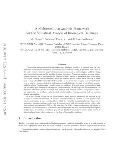 A Multiresolution Analysis Framework for the Statistical Analysis of