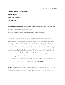 Definitions, Implementation, and Reporting Requirements Under the