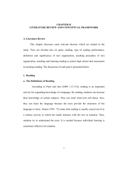 CHAPTER II LITERATURE REVIEW AND CONCEPTUAL