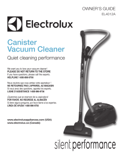 Canister Vacuum Cleaner