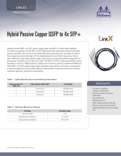 Hybrid Passive Copper QSFP to 4x SFP+