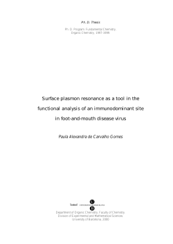 Surface plasmon resonance as a tool in the functional