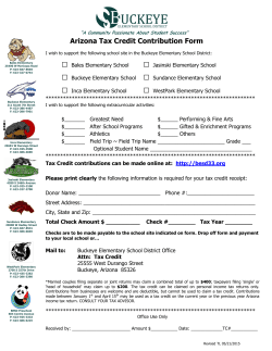Arizona Tax Credit Contribution Form