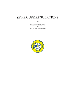 Sewer Use Ordinance