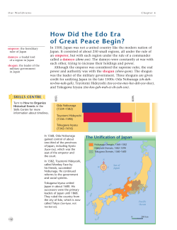 How Did the Edo Era of Great Peace Begin?, pp. 132-133