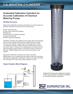 calibration cylinders