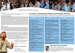 INTERNATIONAL ENDOSCOPIC NEUROSURGERY WORKSHOP