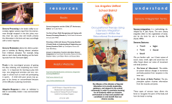 Occupational Therapy Sensory Integration Approach
