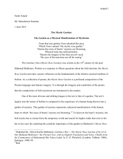 Paper - Mount Menoikeion Seminar