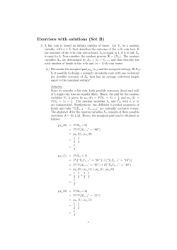 Exercises with solutions (Set B)