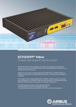ECTOCRYP&reg; Yellow - Airbus Defence and Space CyberSecurity