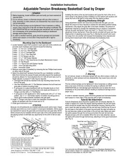 Adjustable Tension Breakaway Basketball Goal by