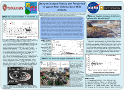 Oxygen Isotope Ratios are Preserved in Water