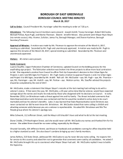 March 28 2017 meeting minutes