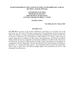 Income Computation and Disclosure Standard.