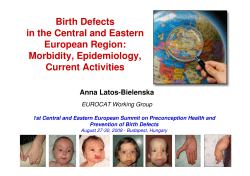 Congenital malformations - International Birth Defects Information