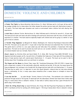 Children and DV Resources _10-09 Updated