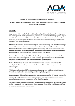 bespoke licence fees for aeronautical vhf communications