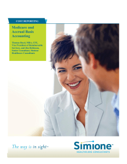 Medicare and Accrual Basis Accounting