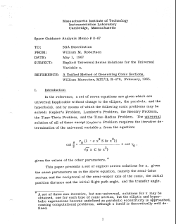 Explicit Universal Series Solutions for the Universal Variable x