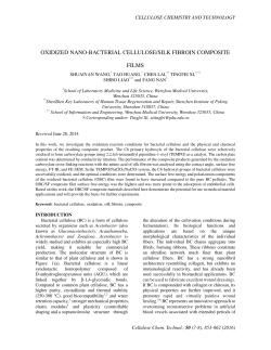 oxidized nano-bacterial cellulose/silk fibroin composite films