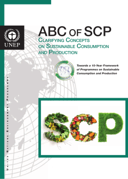 ABC of SCP - UNEP DTIE