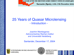 25 Years of Quasar Microlensing
