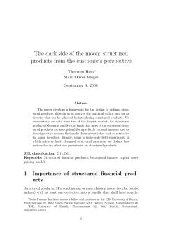 The dark side of the moon: structured products from the