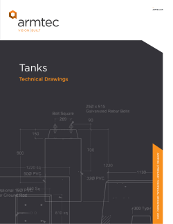 Tanks Products Technical Drawings Catalogue