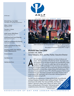 IPS/AGLP New York 2006 October 5-8, 2006 Gene Nakajima, M.D.