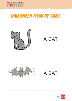 A CAT A BAT - Profil Klett