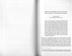 dialects and borders: face-to-face and back-to