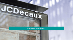 Production parameters