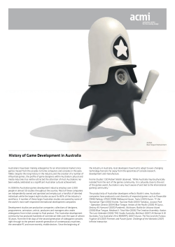 History of Game Development in Australia