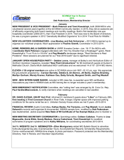2015 year in review - St. Croix Valley Master Gardener